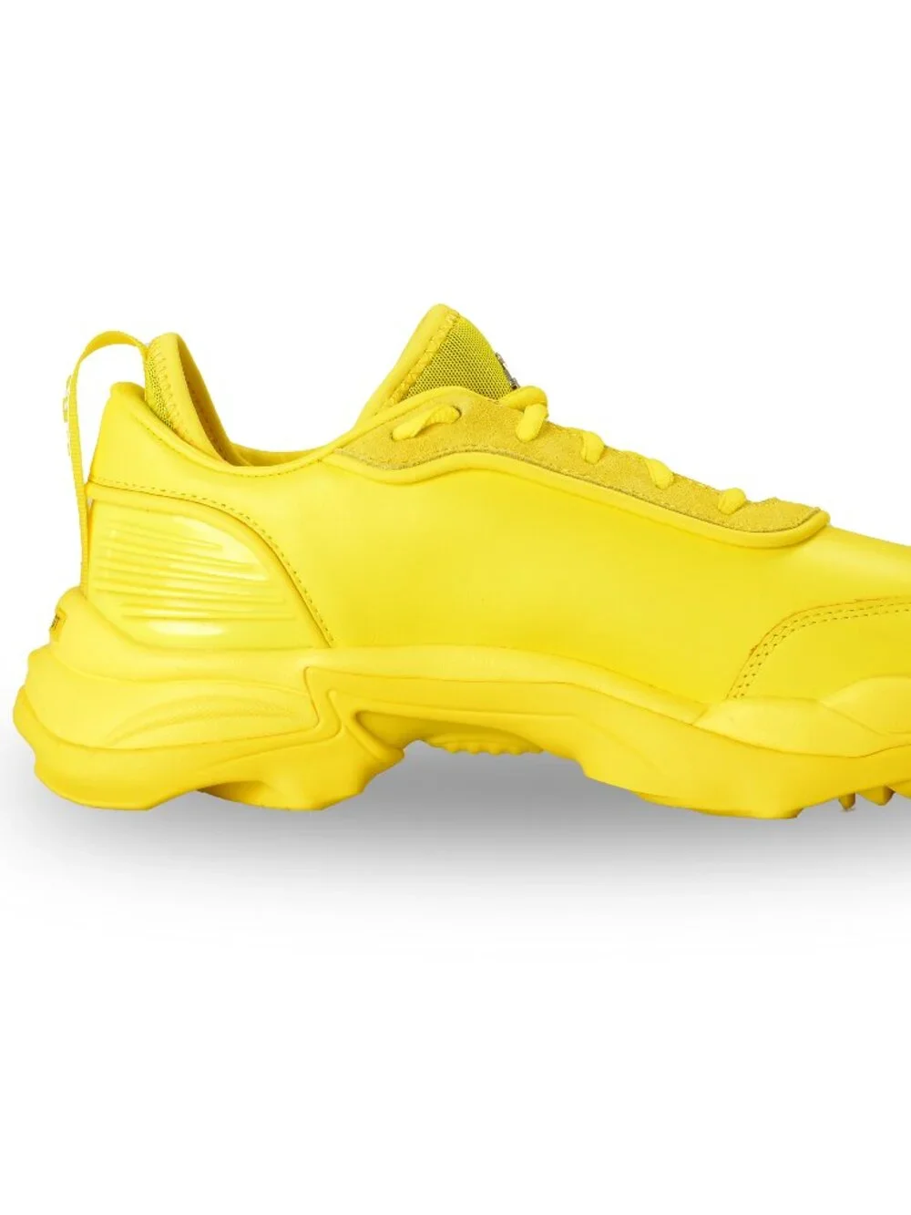 Puma X Scuderia Ferrari Nitefox Yellow Leather Sneakers Shoes US 10 UK 9 EU 43